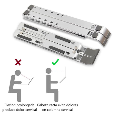 SOPORTE PARA LAPTOP DE ALUMINIO-CHMB